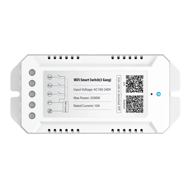 220 В умный переключатель WiFi дистанционное управление диммер света WiFi настенный переключатель