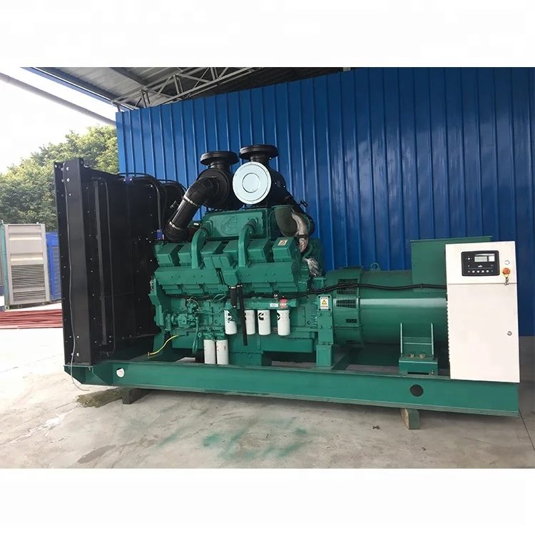 Factory price high quality 880kw silent diesel generator with Cum mins engine passed ISO and CE