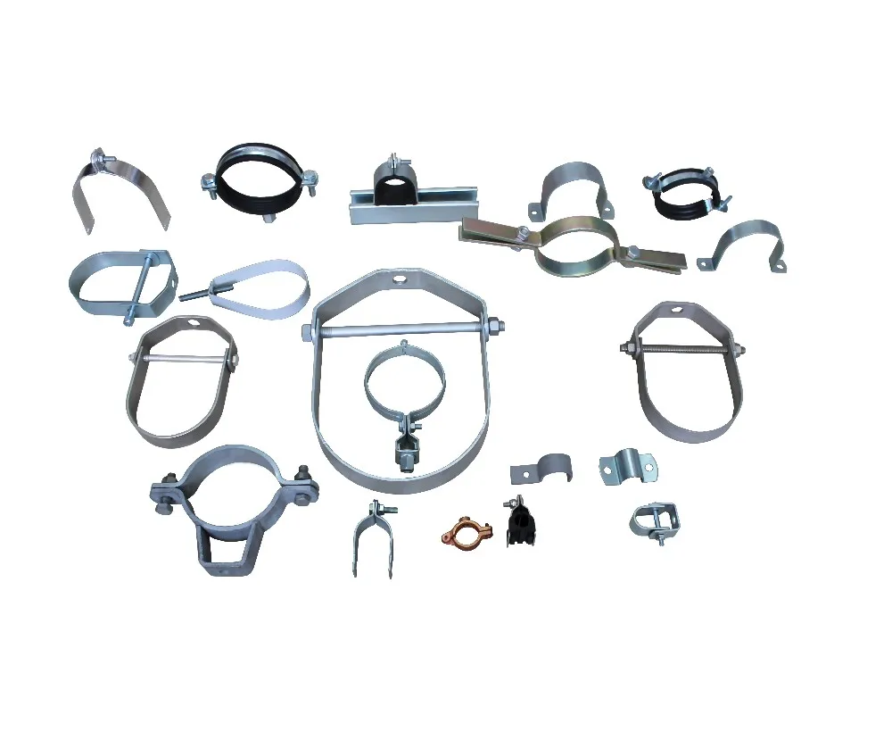 
zinc horizontal vertical half pipe lifting clamp 