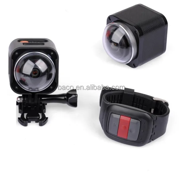 360 degree camera 4k action camera wifi with 2.4G RF Remote Control action camera 1080p wifi