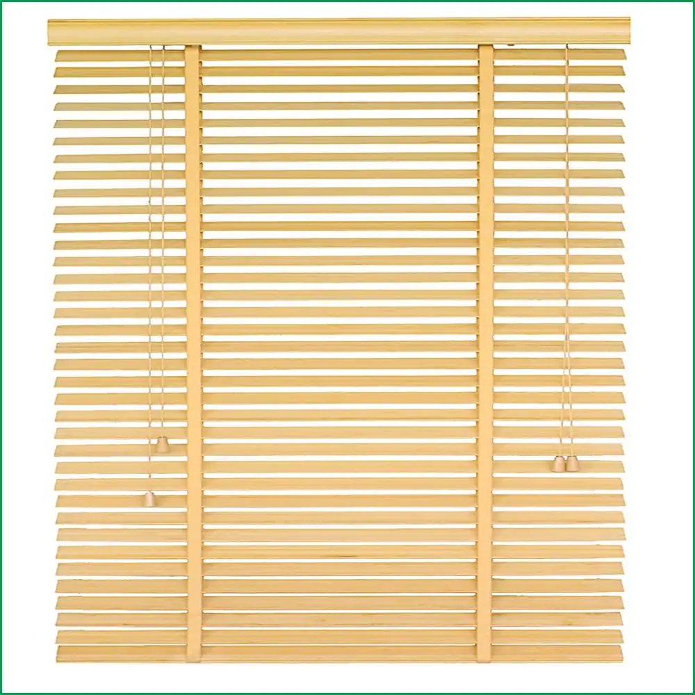 
Chinese High Quality Bamboo material Venetian Blinds Slats bamboo beaded curtain motorised remote control wooden venetian blinds 
