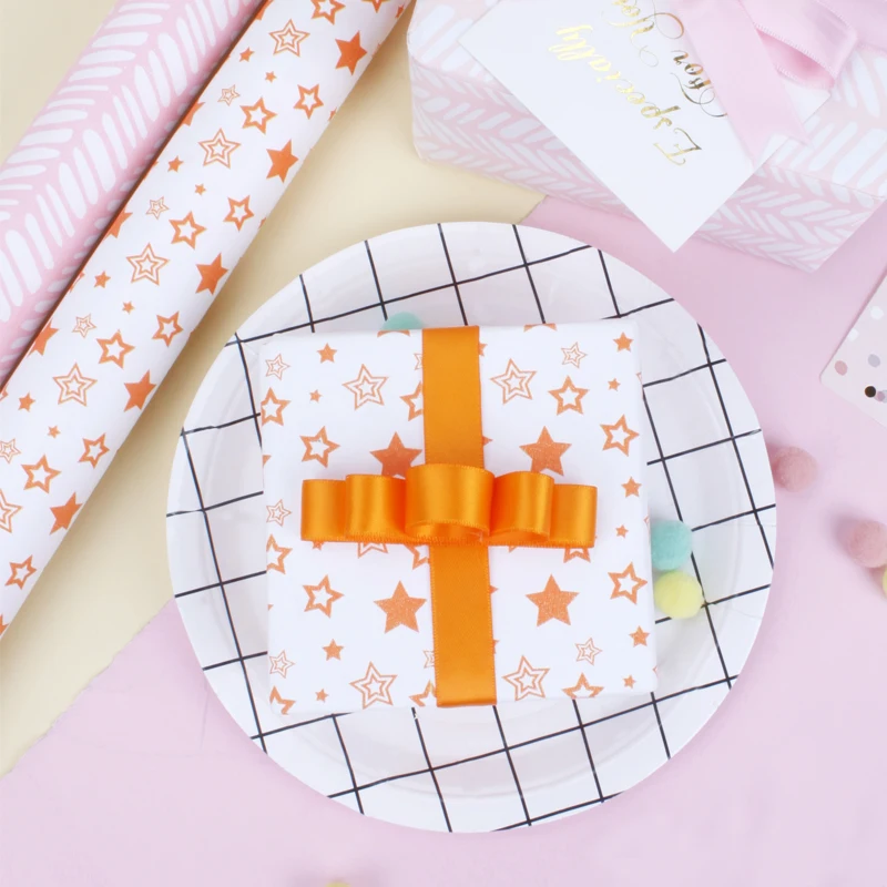 
Wholesale Inventory Multi Colors Printed Presents Wrapping Paper Roll 