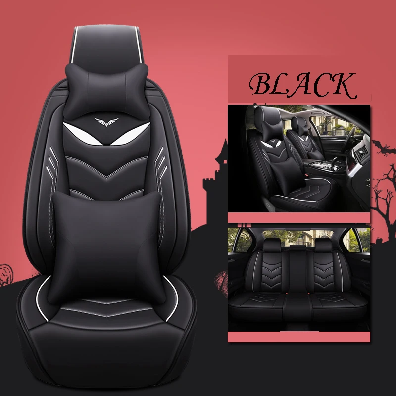 Supply Amazon Leather Car Seat Covers Waterproof 5D Universal Car Seat Cushion with Factory Price