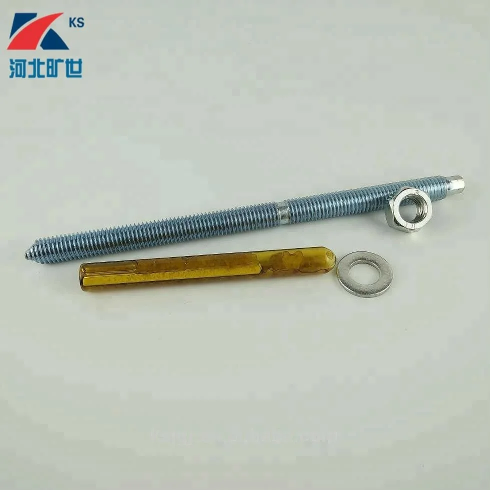 
Hexagon Head M8~M30 chemical stud anchor bolt 