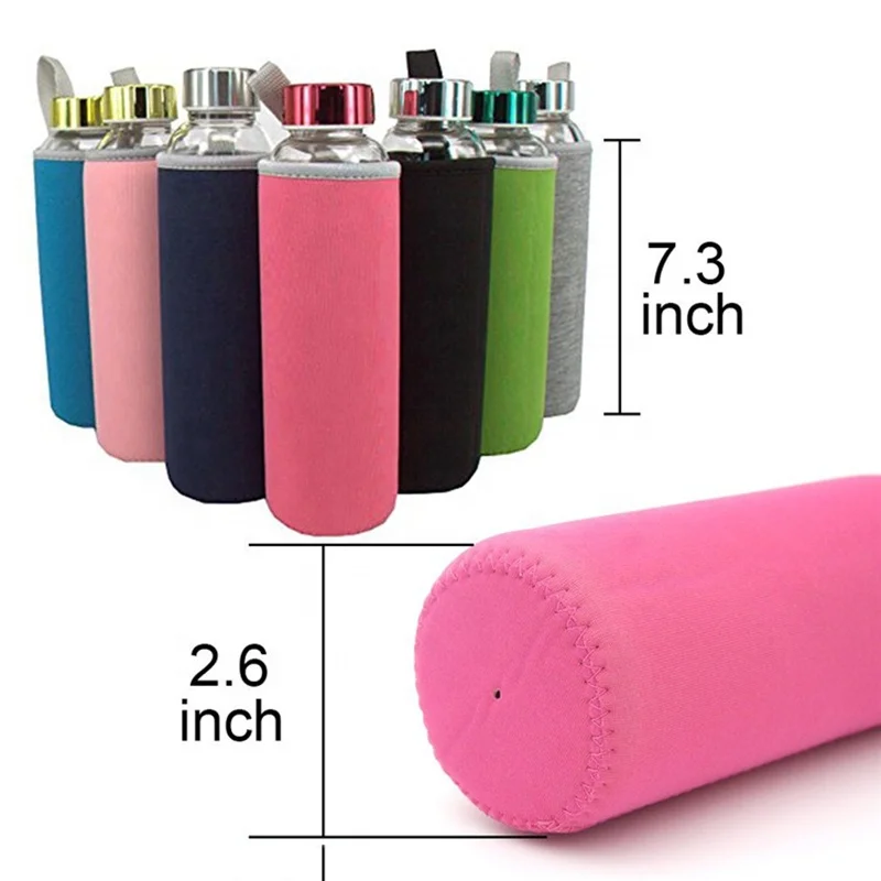 High Quality Neoprene Glass Water Bottle Sleeve For Bottle Protect