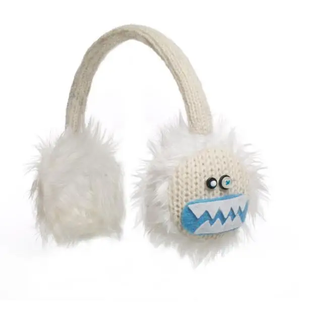 
winter faux fur earmuff with headphone 