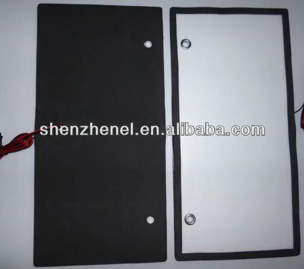 DC12V illuminated backlit car license number plate 308 x 152mm