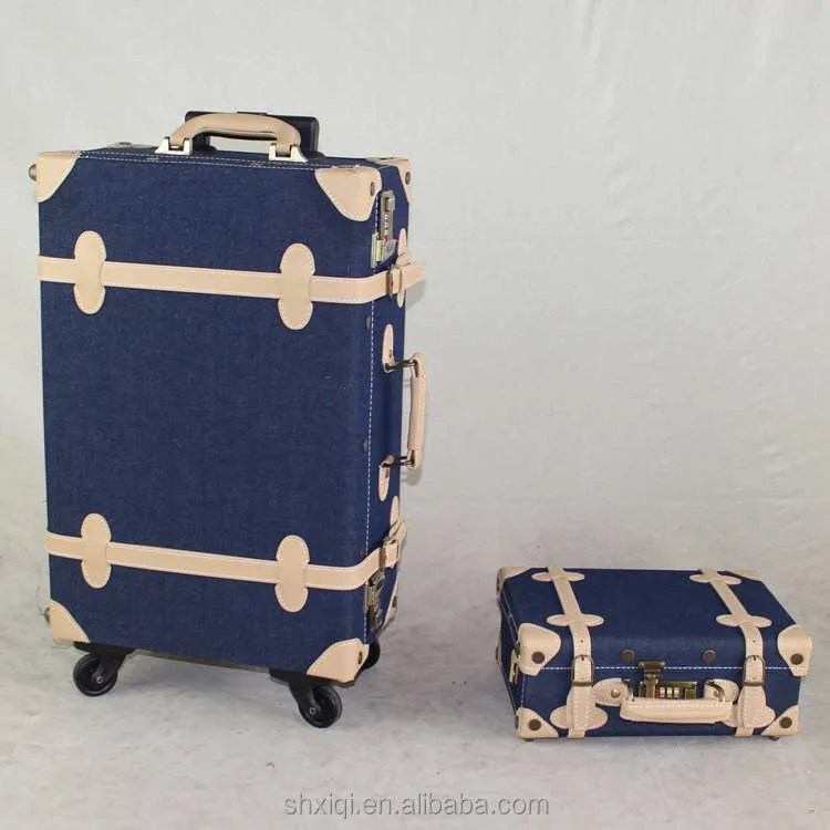 Fochier Travel Suitcase vintage Luggage