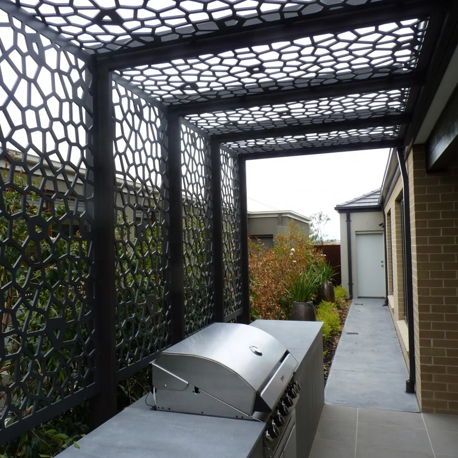 office perforated metal dividers