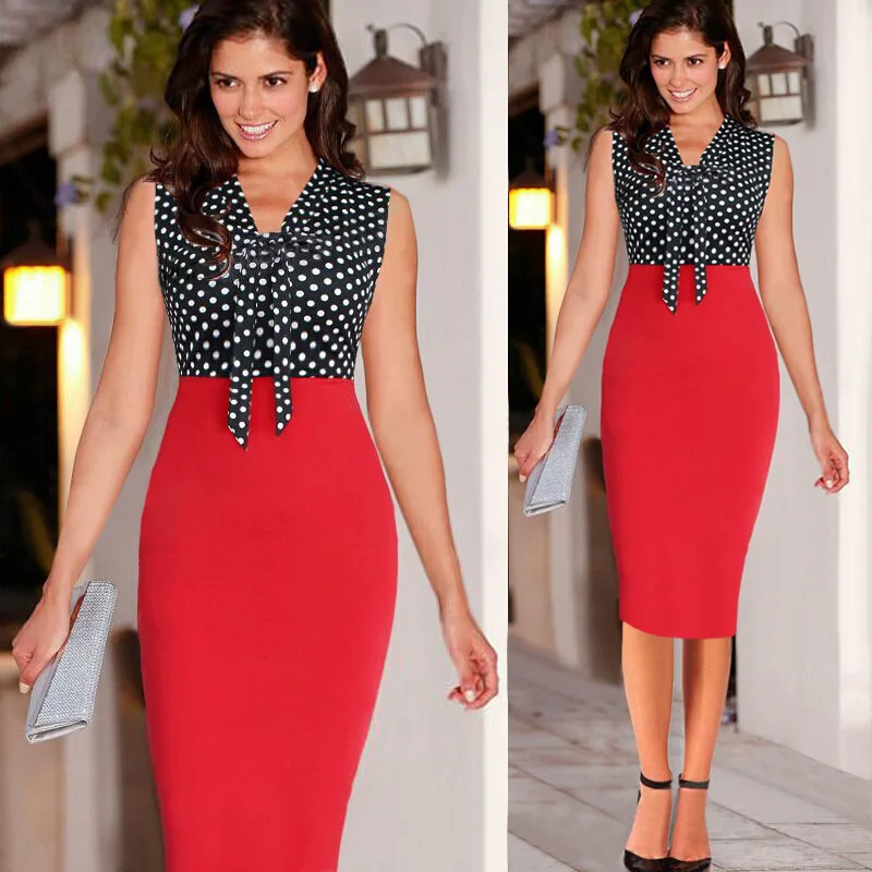 
or10651h Best selling lady cloth sleeveless office pencil dress women fashion dresses 