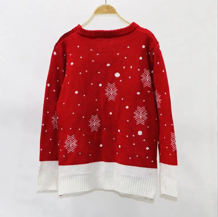 scoop crew neck crewneck sweater custom wholesaler lighted wholesale ugly christmas sweater