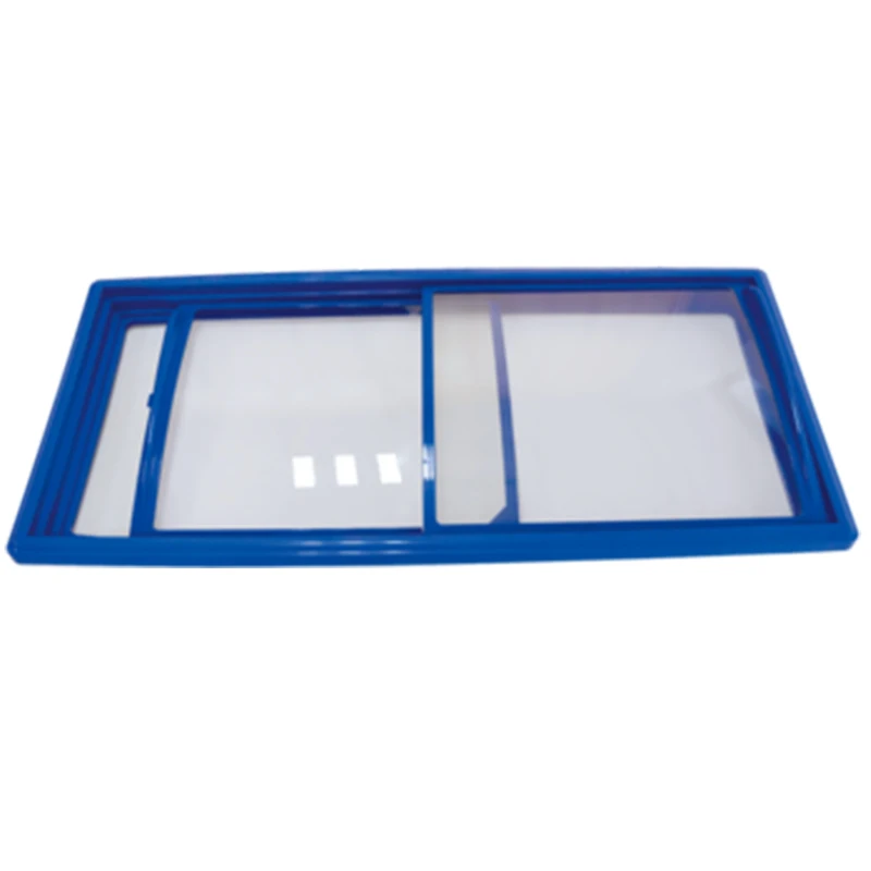 Коммерческие ПВХ профили морозильная раздвижная дверь пластиковая рама с замками