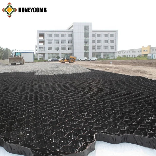 
China PCA NEOWEB HDPE plastic geocell honeycomb gravel grid 
