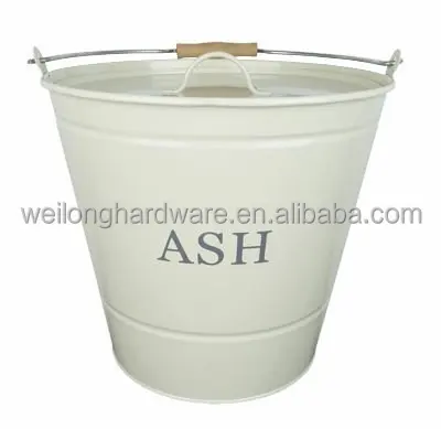 Coal Fire Grey Coal Bucket Fireside Fireplace Wood Burner Accessories Coal Bucket Wood Holder Kindling Bucket