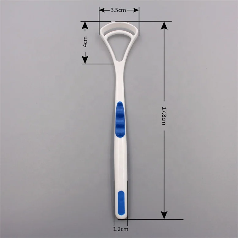 Дешевый скребок для языка с длинной ручкой взрослых