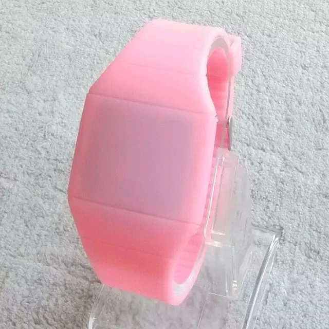 Best popular Factory price sports LED candy color silicone Touch LED digital watch kids custom logo and package