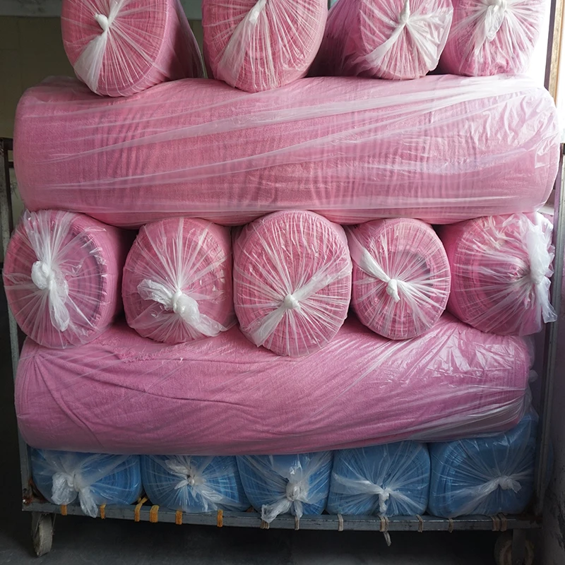 Professional Wholesale Microfiber Terry Fabric Yard For Bath Towel Terry Towelling Fabric Patterned