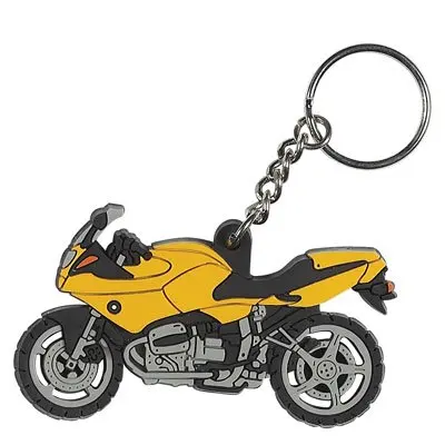 Fast Delivery Custom Motorcycle Shape Soft PVC Keychain