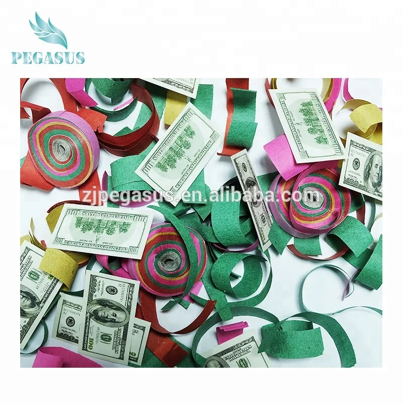 Popper Celebration Electric Confetti Cannon Wholesale High Quality Electric Party Wedding Party Favor Plastic Paper Pegasus