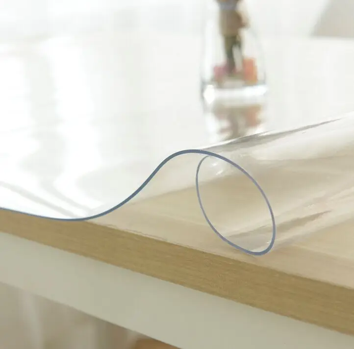 Cheap Clear Transparent Soft Flexible Plastic Pvc Table Cover