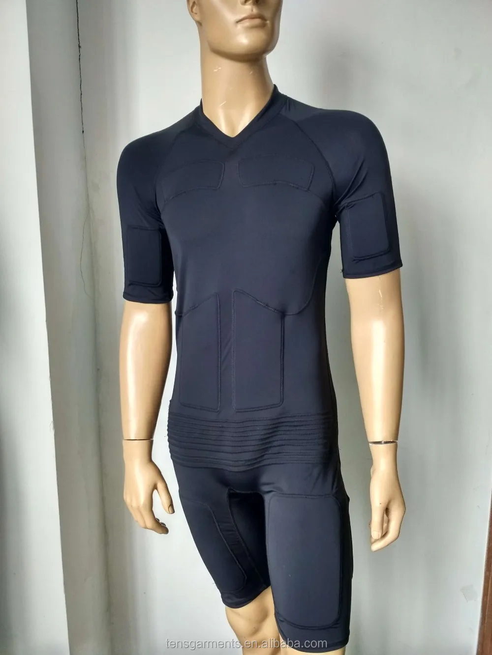 Wireless electrical muscle stimulator vest ems fitness training Suit