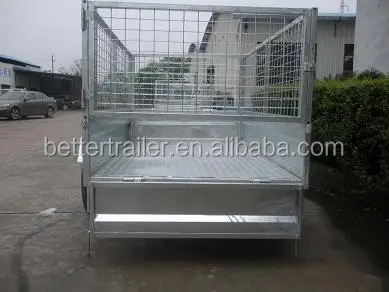 aluminum ramp Australian standard single cage trailer