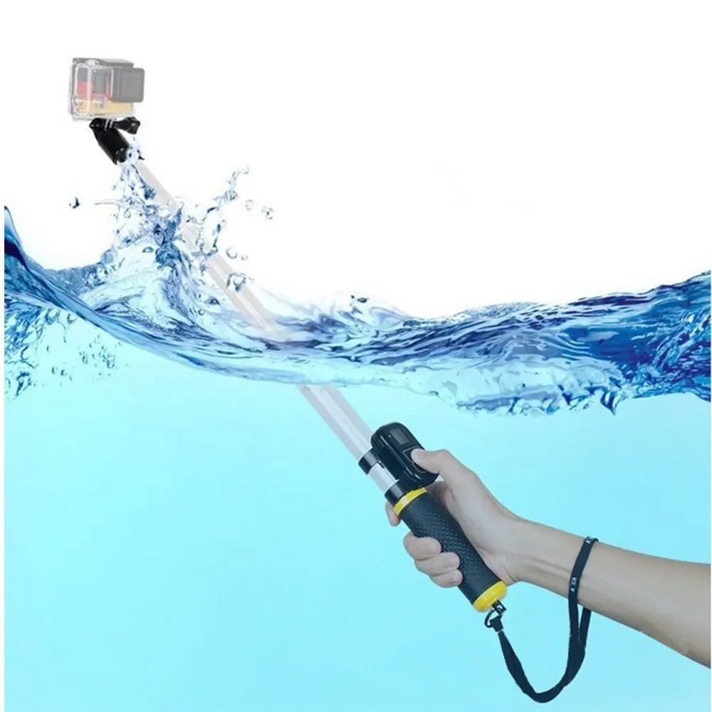 
Top selling products Transparent Float Selfie Pole Extendable Floating Monopod Handheld Cameras Selfie Stick for GoPros 