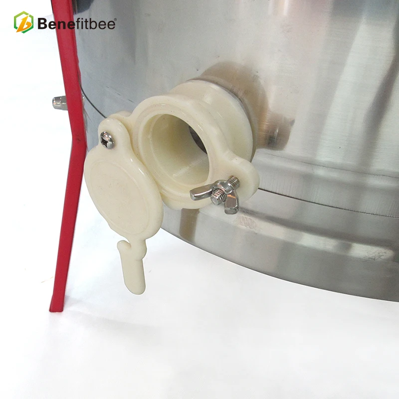 High quality 6 Frames Manual Honey Extractor honey bee extruder