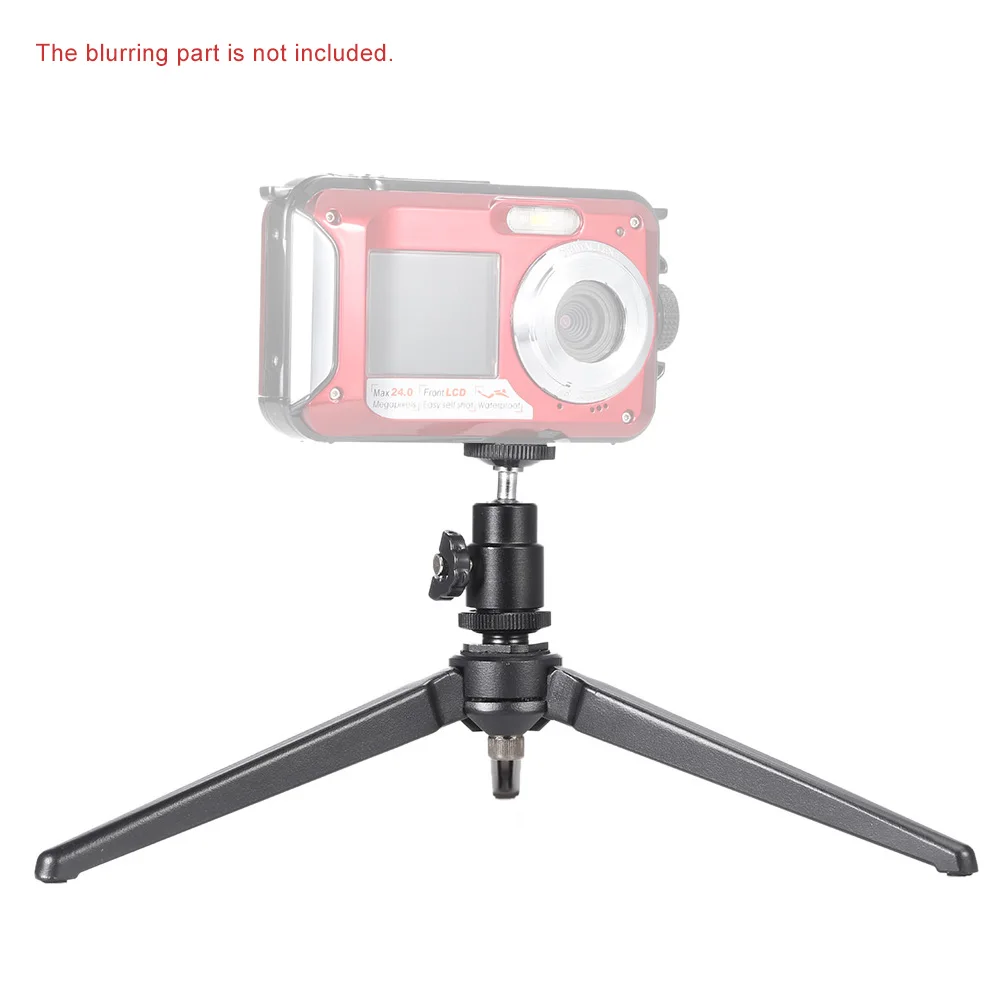 Mini Portable Aluminum Alloy Table Top Tripod with Swivel  Digital Camera Monopod Self-portrait Stick for Smartphones