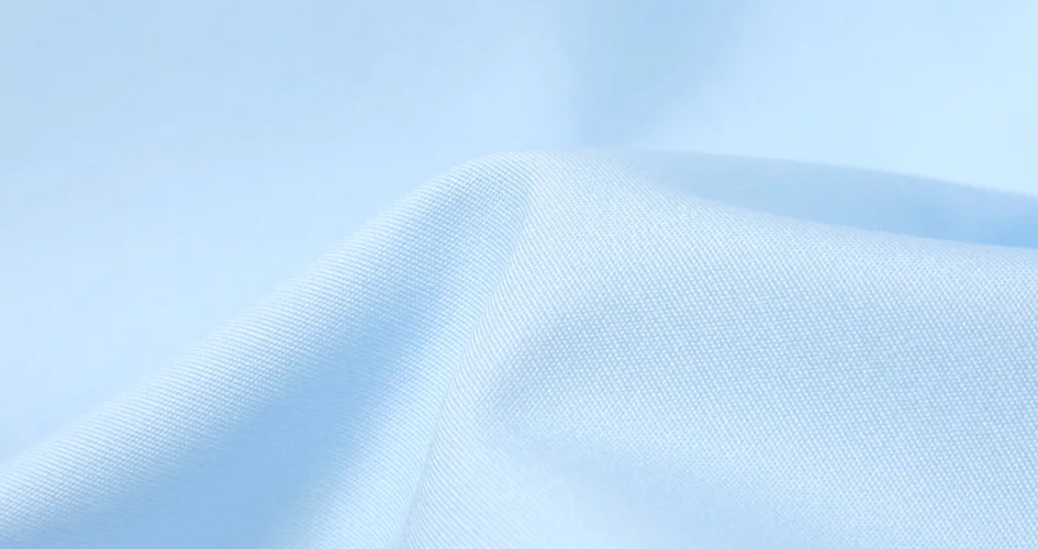 Textile 100% Cotton Shirt Fabric Yarn Dyed Poplin Fabric Solid Color