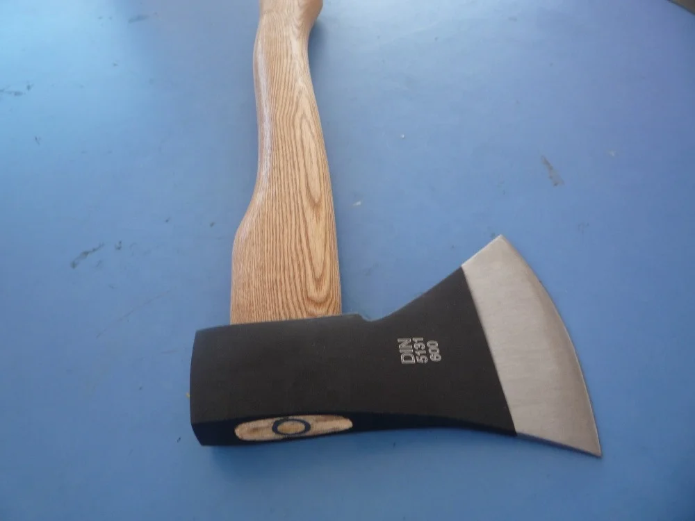 Forged A613 axe with wooden  handle