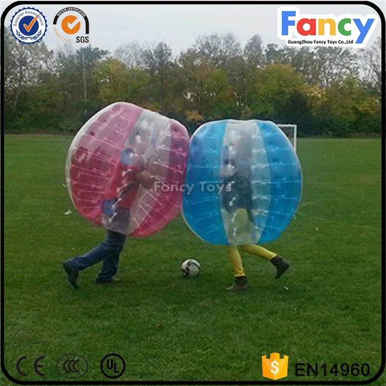 Latest hot! soccer ball size bubble belly bumper knocker ball for football for outdoor on sale