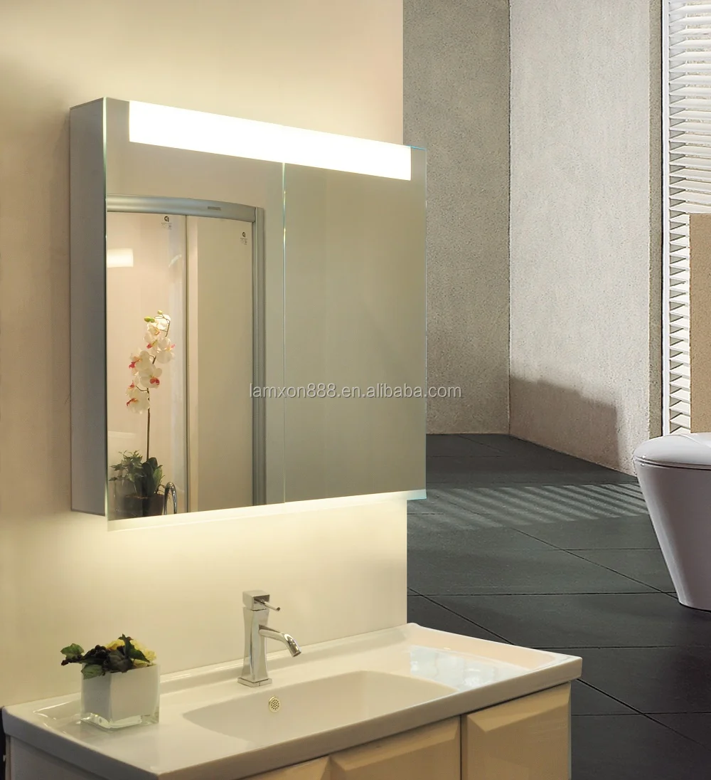 Vertical framless led silver mirror backlit for bathroom with led lights,makeup mirror