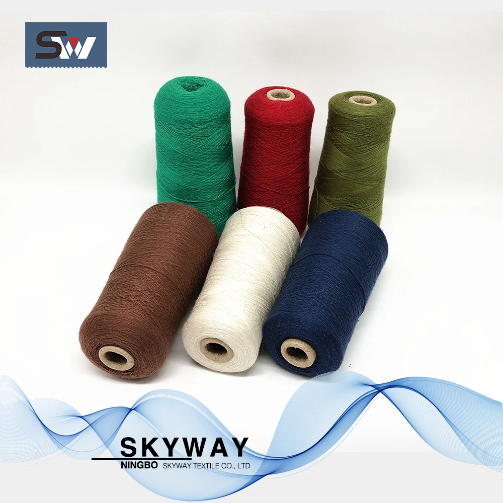 
Popular core spun lycra yarn viscose nylon polyester blend yarn for knitting 