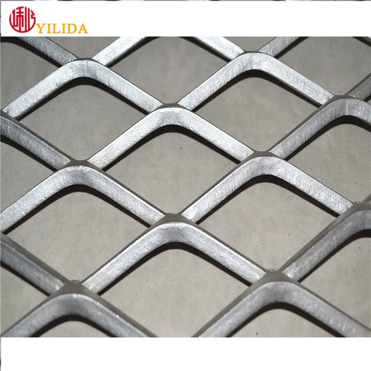 Stainless steel aluminum small hole expanded metal mesh panel for filter mesh