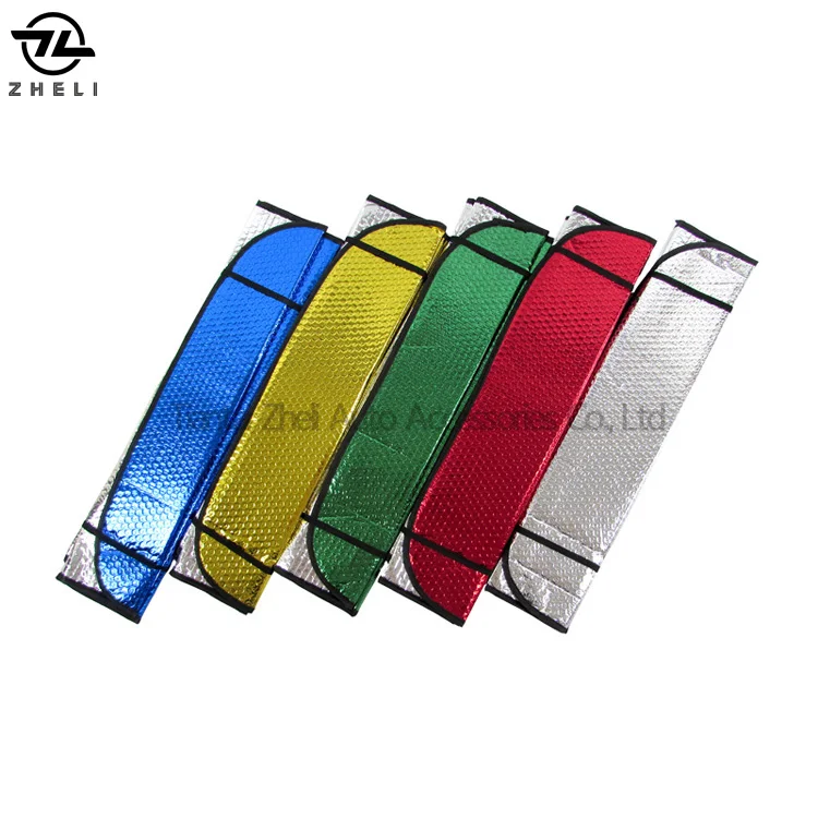 
Cheap sun shade PE coated aluminum film folding sunshades car sunshades for car 