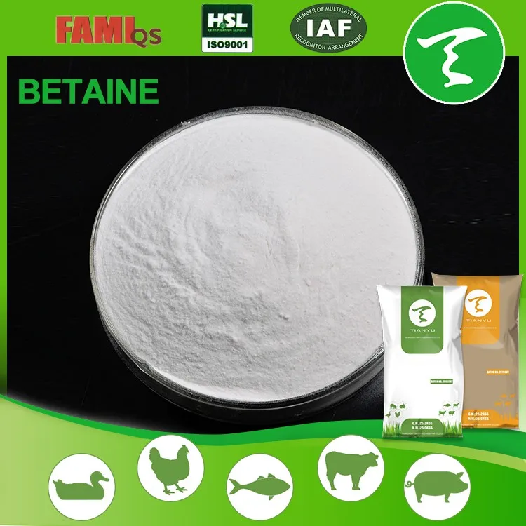 Betaine anhydrous / rebtech betaine hcl feed grade / betaine fishing