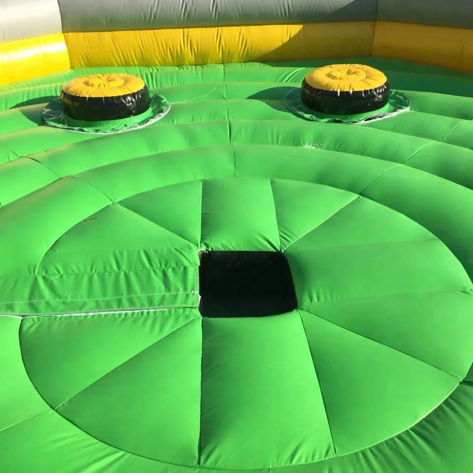 Best quality 18OZ pvc tarpaulin inflatable sport game product, inflatable meltdown, wipeout obstacle course