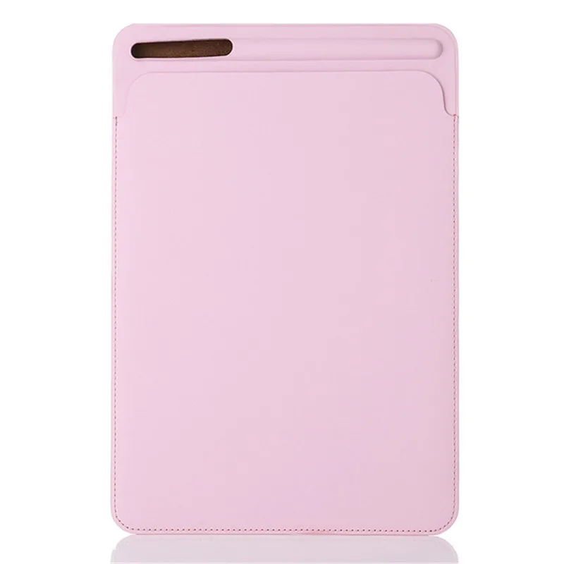 
New Luxury PU Leather Portable Sleeve Case for iPad 2/3/4 Mini 2/3/4 Pro 12.9 Pouch Bag Protective Cover with Pencil Holder 