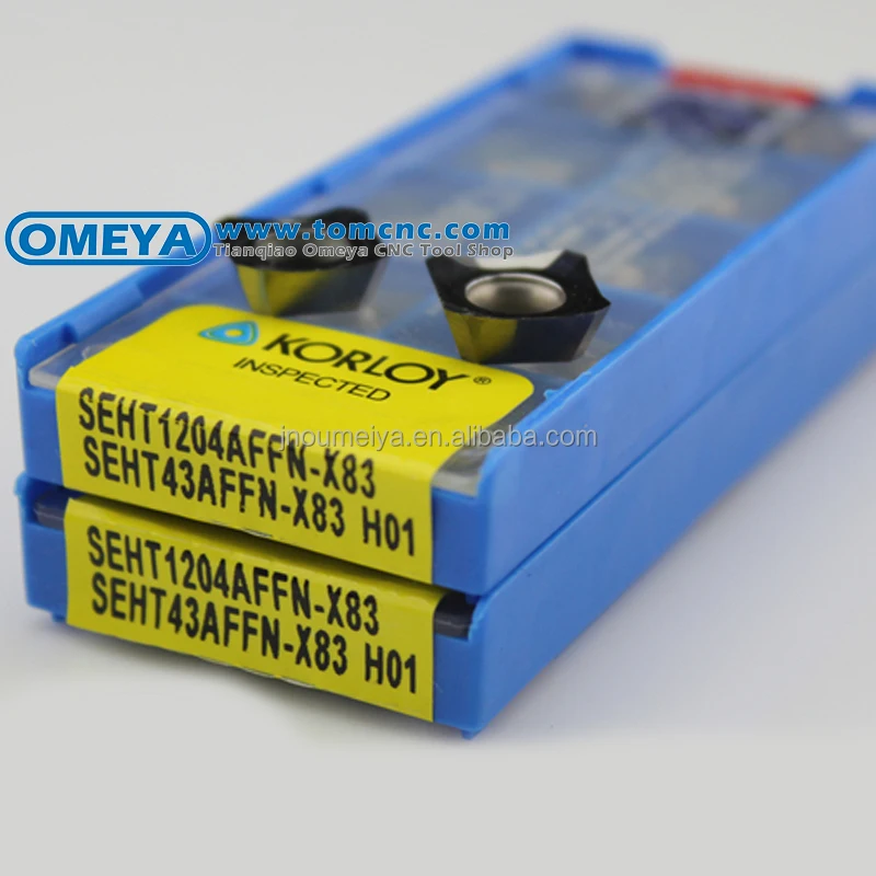 High hardness APXT1604PDSR-MM PC6510 tungsten carbide milling inserts