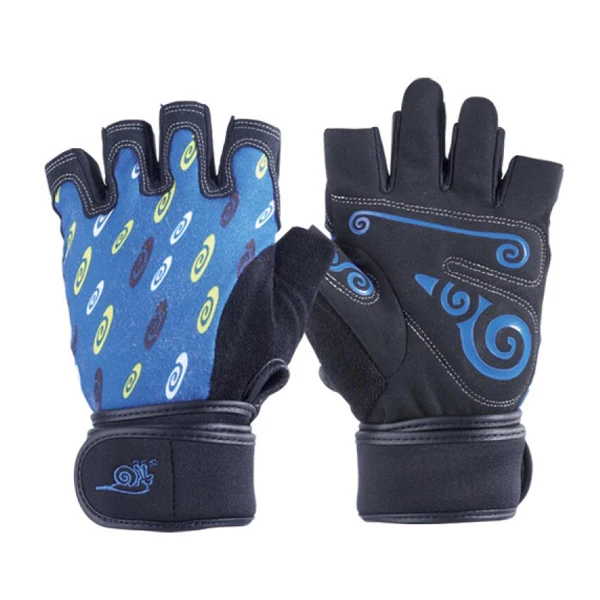 On Alibaba Good Motorcycle Riding Gloves China Gym Weight Lifting Glove Weight Lfiting Neoprene Cuff Black and Grey Body Buiding