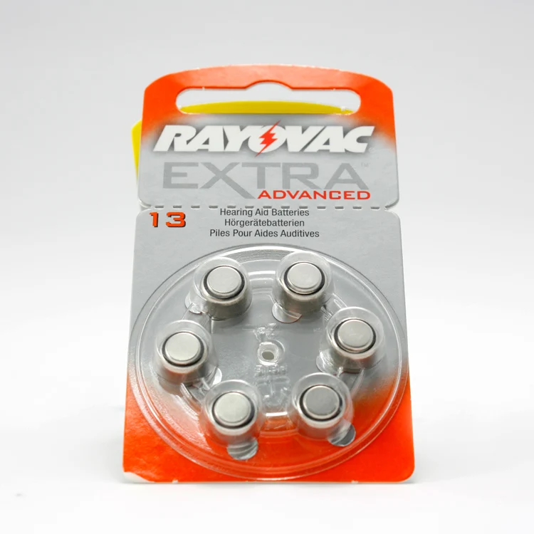 Zinc air hearing aid battery 1.4v