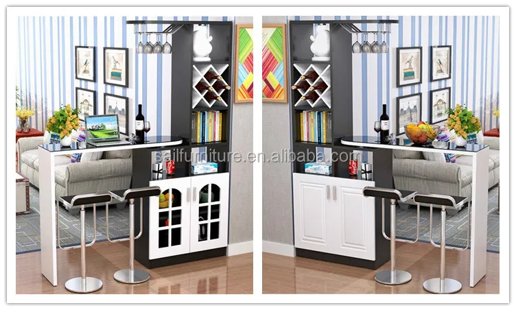 Simple Unique High Bar Table Using in Living Room