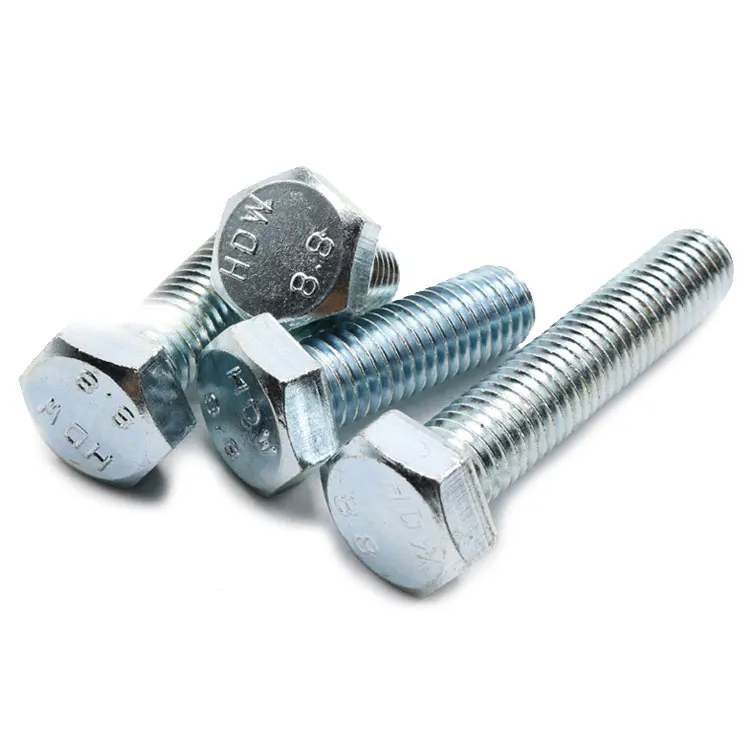 Galvanized hex head bolt 8.8 grade hex bolt