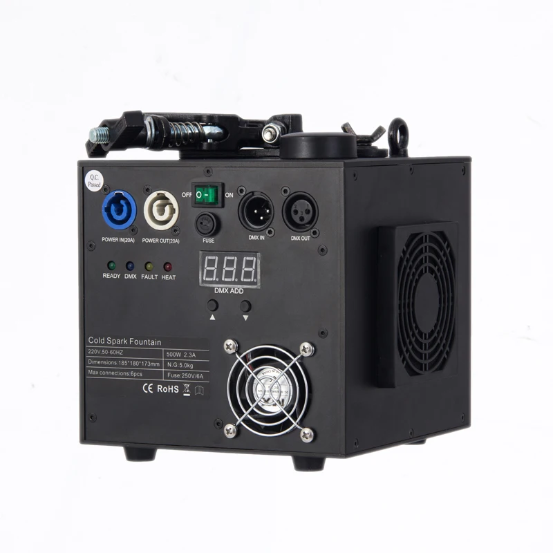 Wireless Control Hanging Waterfall Fountain Fireworks DMX Cold Spark Fall Machine