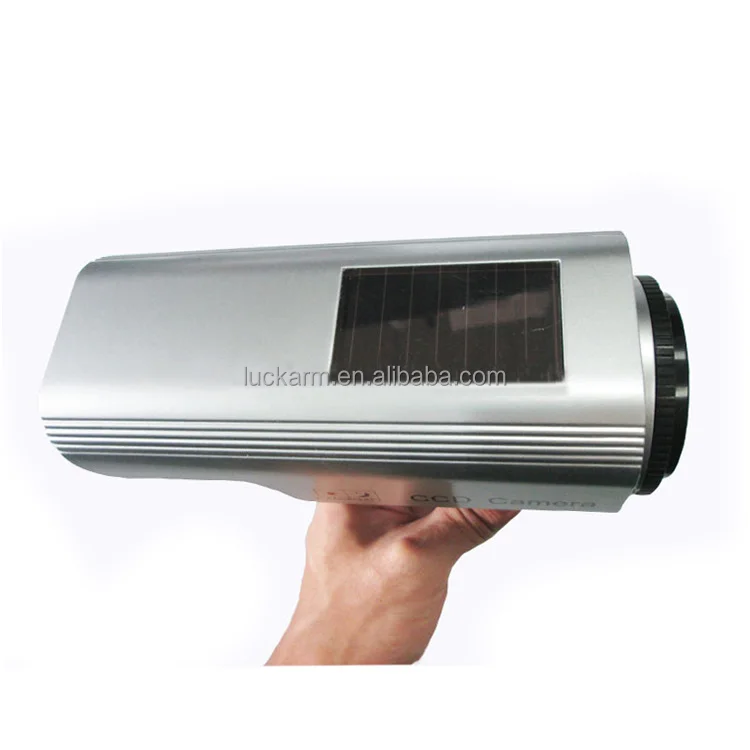 Security Solar CCTV wireless blink light dummy camera