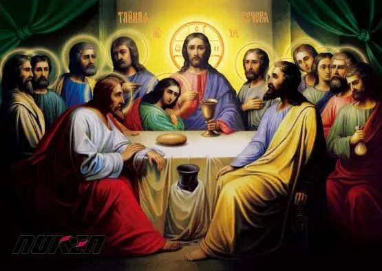 3D picture Christ/ jesus/ god / 3d image the last supper PET lenticular picture