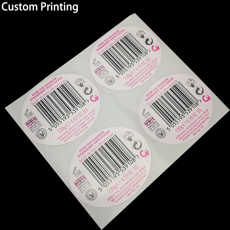 Custom Printing multi layer double layer Booklet Label jewelry hair extension product champagne shampoo private skin care labels