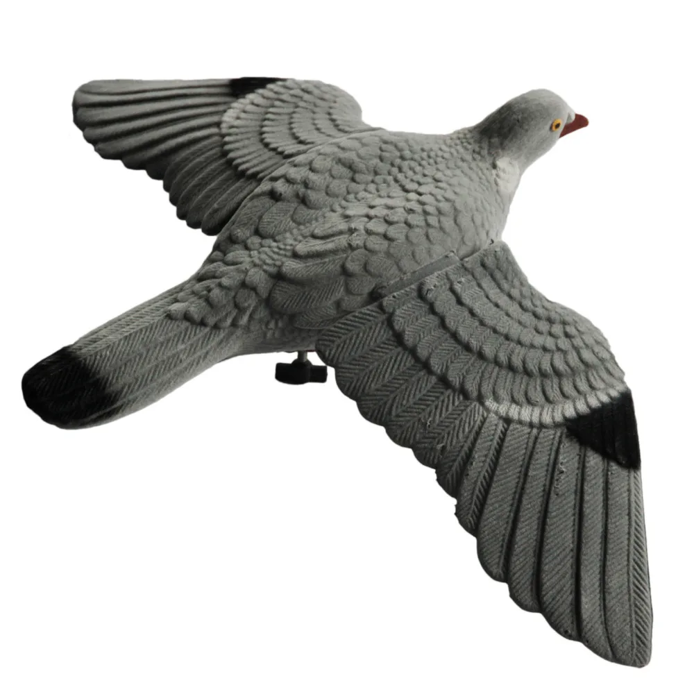 Flocked Flying Pigeon Full Body with Bucket for Rotary and Bouncer