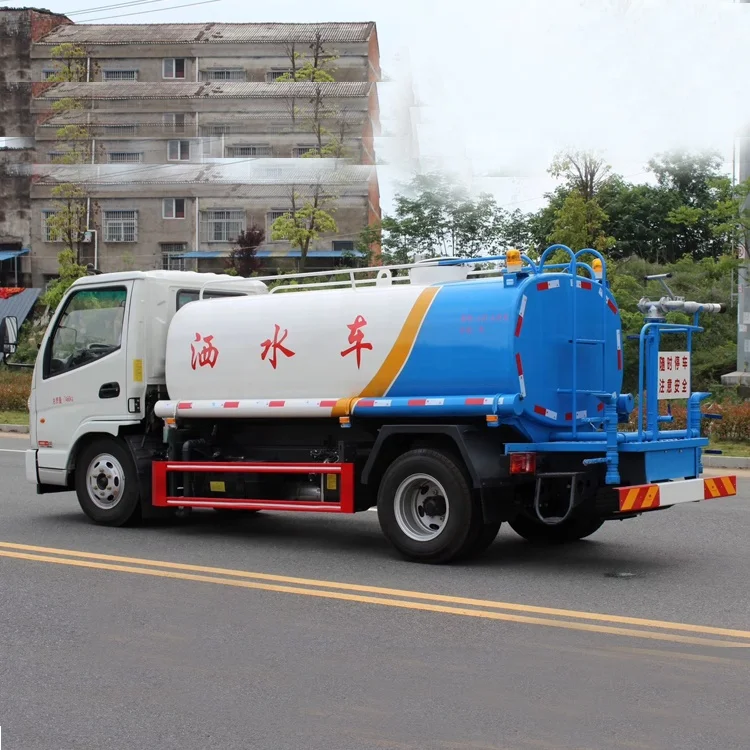 
Hot sale Euro 4 KAMA 5000liters Landscaping tank car 6wheels watering car Urban sanitation vehicle,4x2Road greening sprinkler 